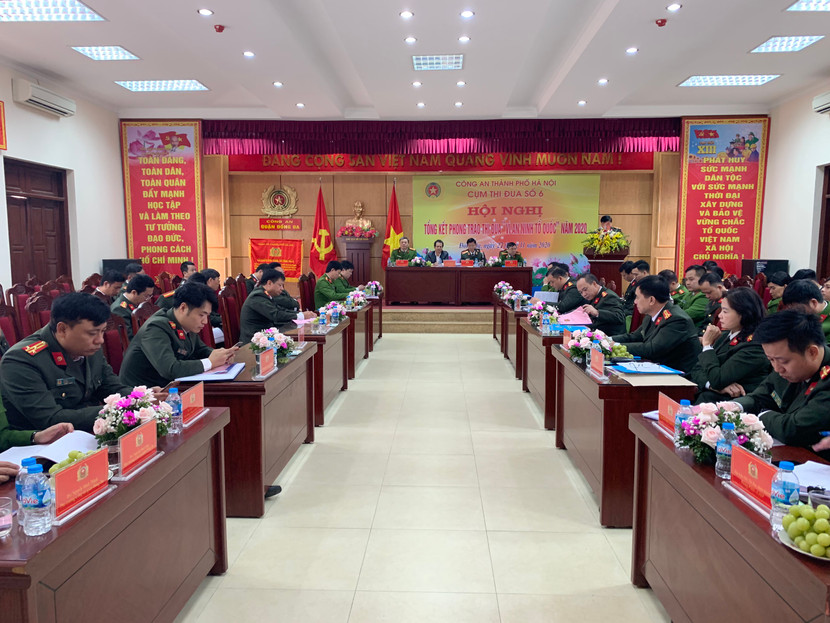 Hội nghị Tổng kết phong trào thi đua "Vì an ninh Tổ quốc" năm 2020 Cụm thi đua số 6 Công an Hà Nội Hội nghị Tổng kết phong trào thi đua "Vì an ninh Tổ quốc" năm 2020 Cụm thi đua số 6 Công an Hà Nội