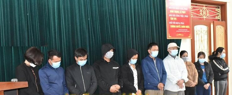 Nhóm đối tượng bị bắt giữ Nhóm đối tượng bị bắt giữ