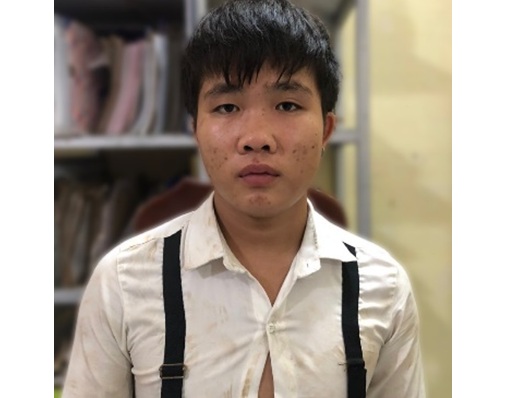 Đối tượng Hà Văn Nam bị bắt giữ