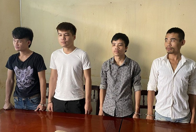 Các đối tượng bị bắt giữ