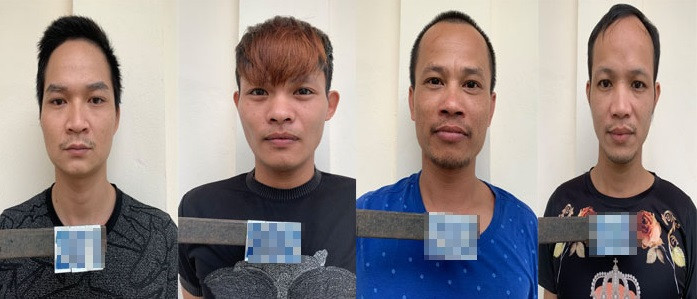 Các đối tượng cướp tài sản bị bắt giữ Các đối tượng cướp tài sản bị bắt giữ