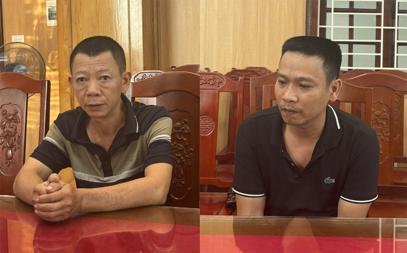 Hai đối tượng bị bắt giữ Hai đối tượng bị bắt giữ