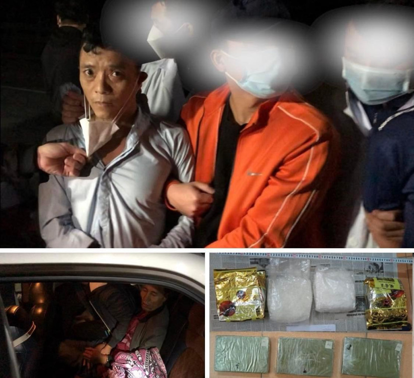 Hai đối tượng cùng số ma túy bị thu giữ Hai đối tượng cùng số ma túy bị thu giữ