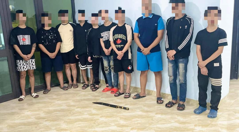 Nhóm đối tượng gây rối trật tự vì mâu thuẫn nhỏ