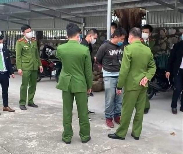 Đối tượng Trần Quang Minh bị bắt giữ Đối tượng Trần Quang Minh bị bắt giữ