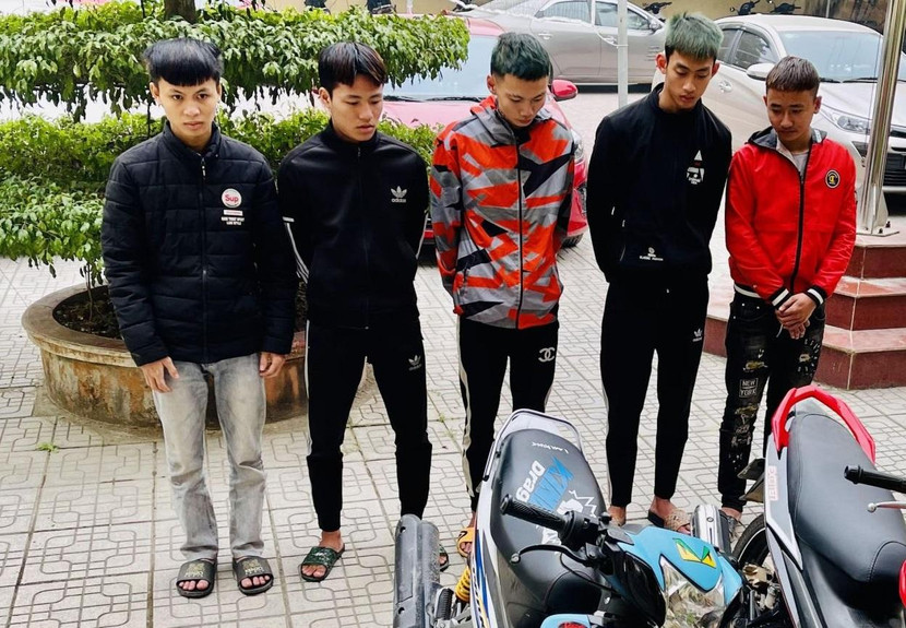 Các đối tượng bị bắt giữ