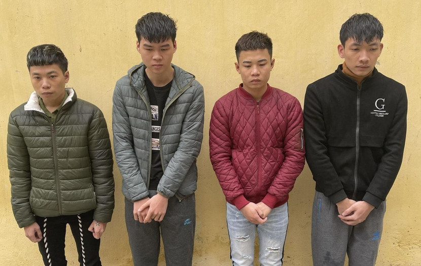 Các đối tượng bị bắt giữ Các đối tượng bị bắt giữ