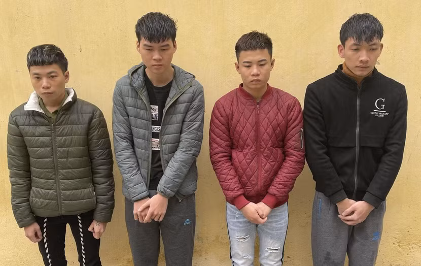 Các đối tượng bị bắt giữ