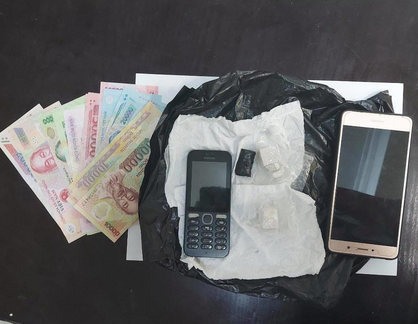 Các tang vật bị thu giữ