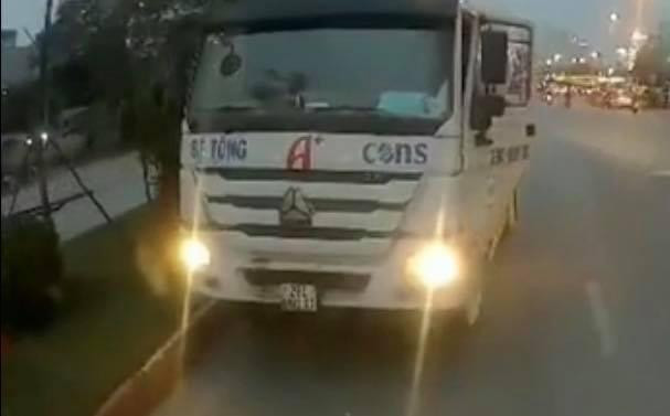 Hình ảnh chiếc xe vi phạm