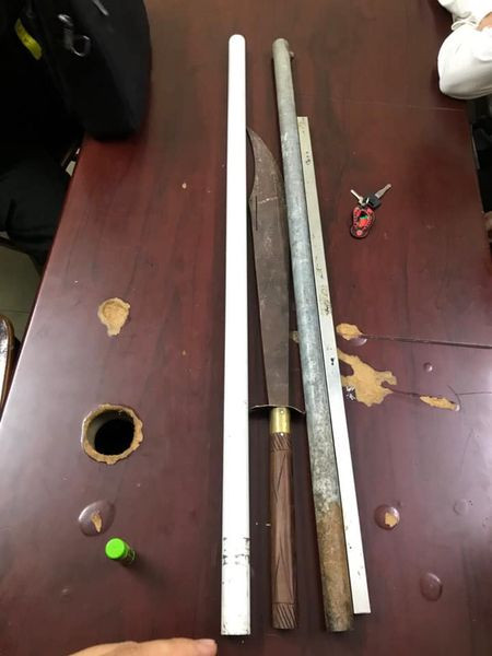 Các hung khí bị thu giữ