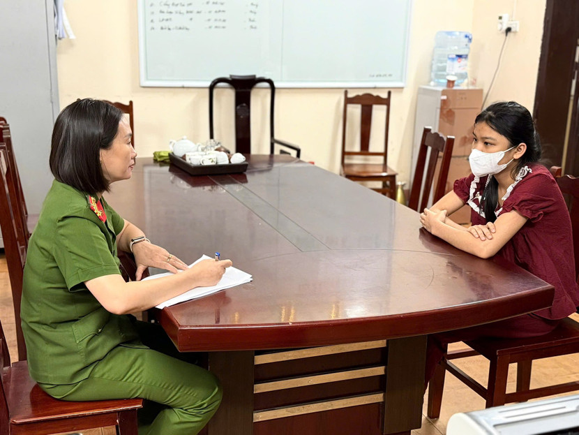 Cơ quan điều tra lấy lời khai các đối tượng liên quan