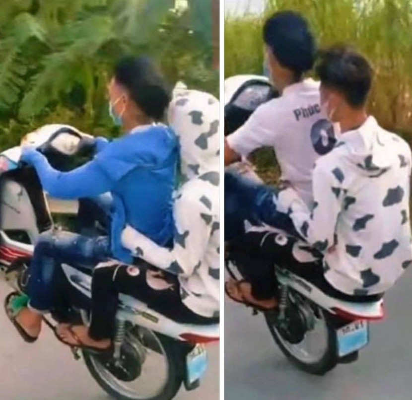 Nhóm thanh niên 'bốc đầu' xe máy bị phạt 11 triệu đồng