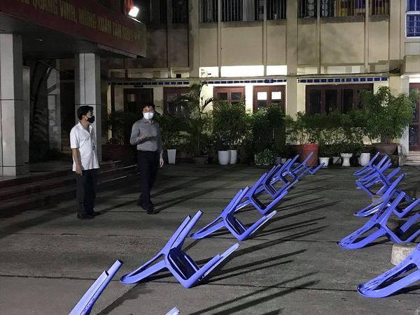 Điểm tiêm Nhà Văn hóa quận, số 16 Hồ Đắc Di đã sẵn sàng đón công dân đến tiêm phòng vắc xin