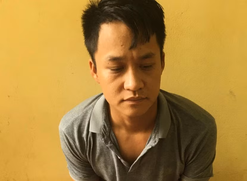 Đối tượng Phạm Văn Quân bị bắt giữ