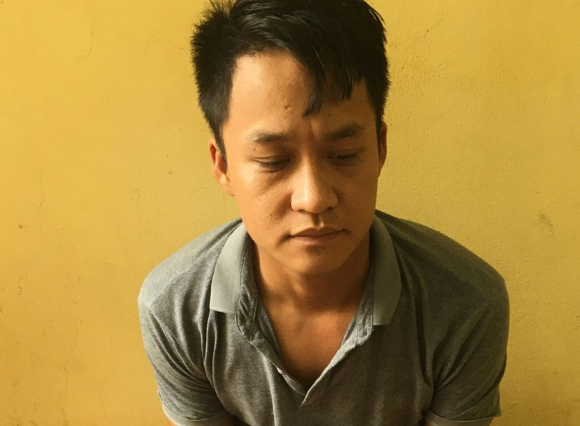 Đối tượng Phạm Văn Quân bị bắt giữ