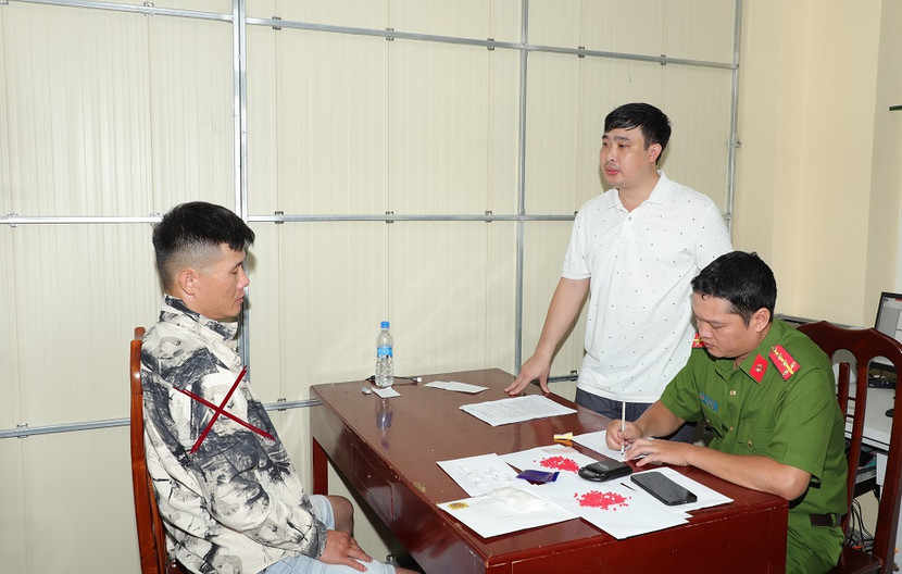 Đối tượng Phan Tuấn Hiệp bị bắt giữ