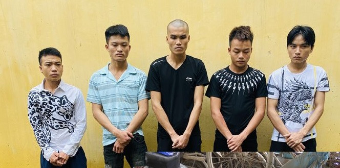 Các đối tượng bị bắt giữ