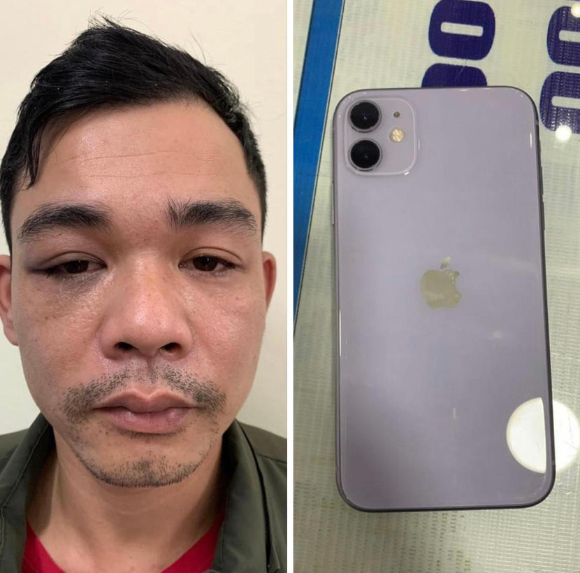 Đối tượng cùng tang vật bị thu giữ