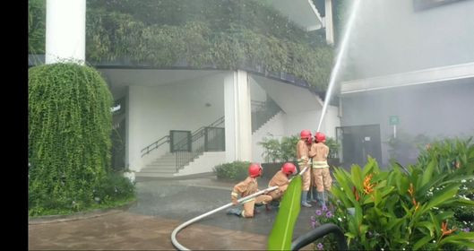 Diễn tập PCCC tại Trung tâm thương mại Aeon Mall Long Biên năm 2020