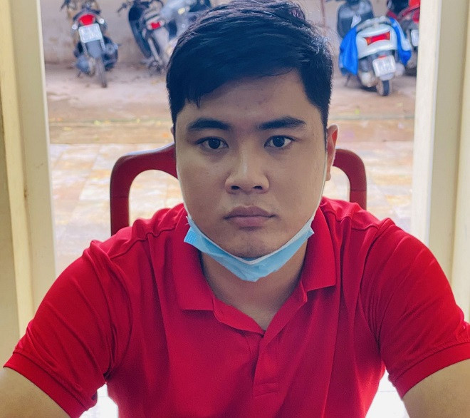 Đối tượng Hà Văn Hoàn bị bắt giữ Đối tượng Hà Văn Hoàn bị bắt giữ