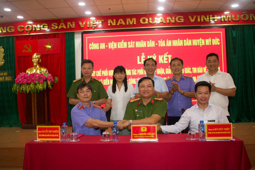 Lễ ký kết quy chế phối hợp 3 ngành