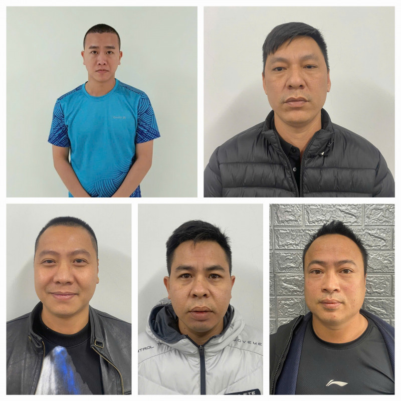 Các đối tượng trong đường dây bị bắt giữ Các đối tượng trong đường dây bị bắt giữ