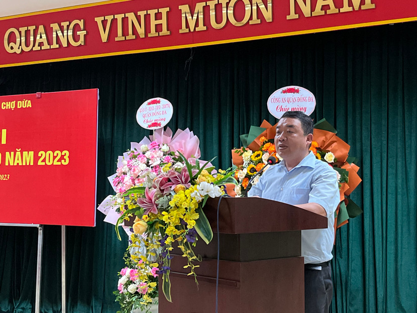 Đồng chí Đào Xuân Dũng phát biểu tại ngày hội Đồng chí Đào Xuân Dũng phát biểu tại ngày hội