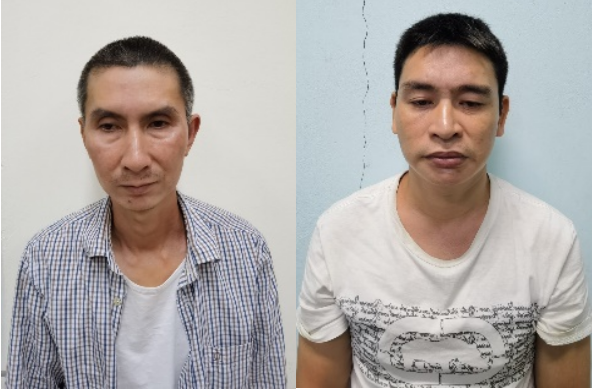 Các đối tượng bị bắt giữ