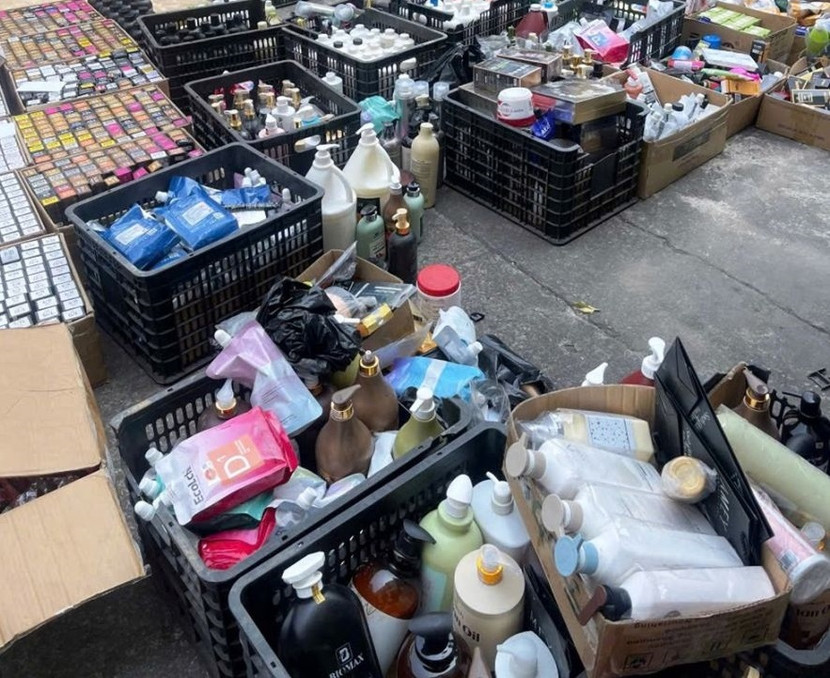 Lực lượng chức năng đã tạm giữ toàn bộ số hàng hóa