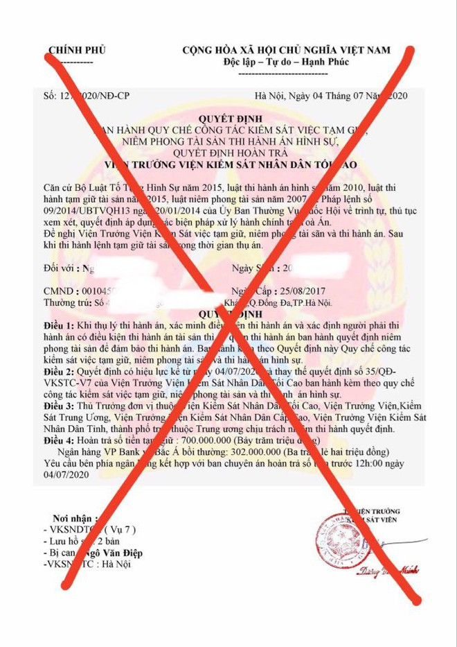 Các đối tượng mạo danh cơ quan nhà nước để lừa đảo Các đối tượng mạo danh cơ quan nhà nước để lừa đảo