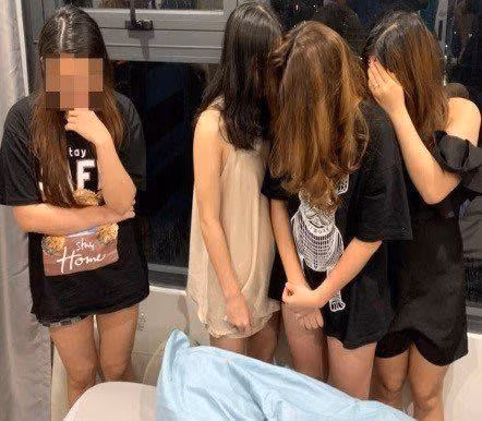 Cả 8 nam nữ được xác định dương tính với ma túy