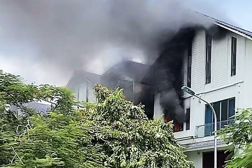 Hiện trường nơi xảy ra vụ việc