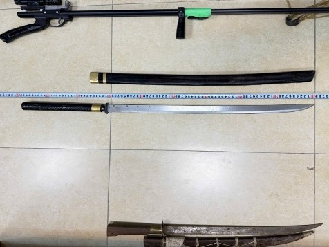 Các tang vật của vụ việc