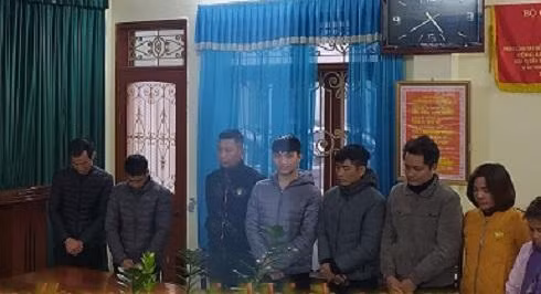 Các đối tượng bị bắt giữ