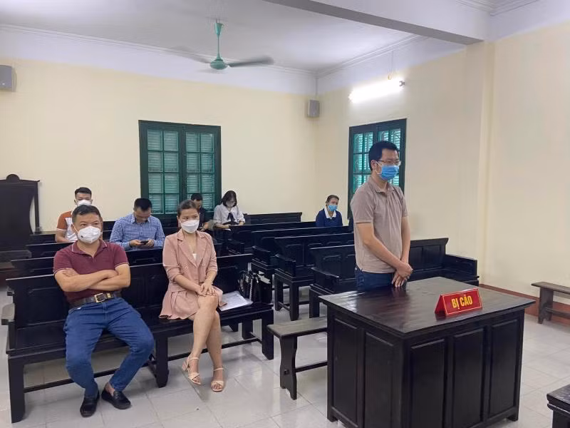 Bị cáo Phạm Quốc Hưng tại phiên tòa