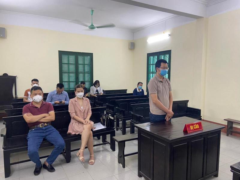 Bị cáo Phạm Quốc Hưng tại phiên tòa