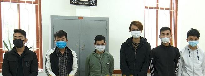 Các đối tượng bị bắt giữ Các đối tượng bị bắt giữ