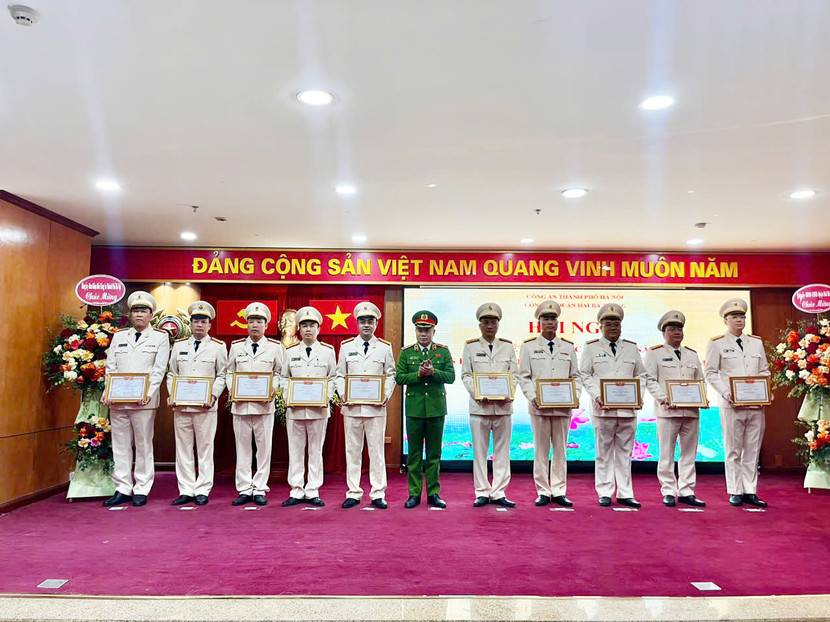 Các đơn vị nhận giấy khen của Giám đốc CATP