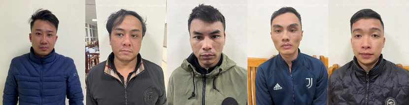 Nhóm đối tượng bị bắt giữ Nhóm đối tượng bị bắt giữ