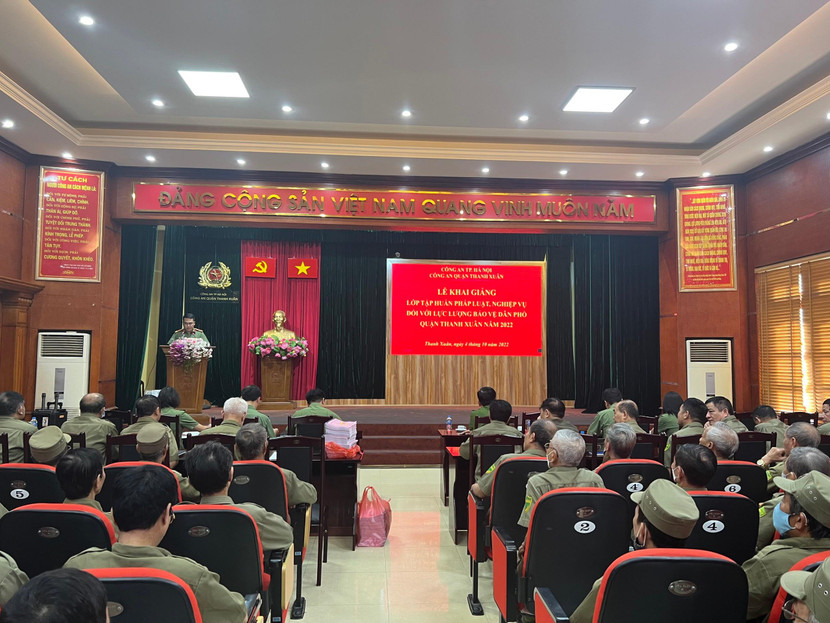 170 cán bộ bảo vệ dân phố tham gia tập huấn