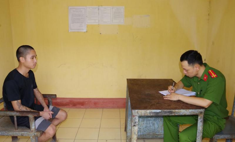 Đối tượng Trần Văn Hà bị bắt giữ