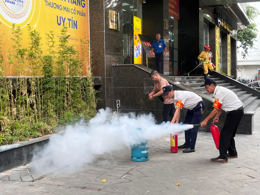 Vụ hỏa hoạn giả định xảy ra vào sáng 19-10 tại phường Quang Trung, quận Đống Đa Vụ hỏa hoạn giả định xảy ra vào sáng 19-10 tại phường Quang Trung, quận Đống Đa