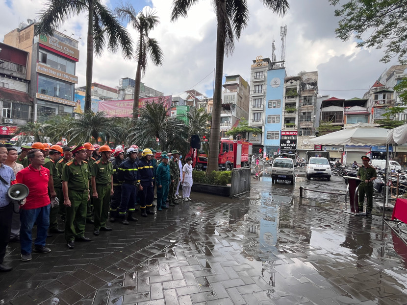 Các lực lượng rút kinh nghiệm sau buổi diễn tập Các lực lượng rút kinh nghiệm sau buổi diễn tập