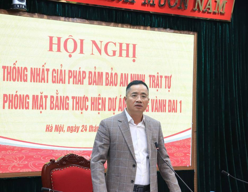 Triển khai các giải pháp bảo đảm an ninh trật tự, phục vụ giải phóng mặt bằng Dự án đường Vành đai 1 ảnh 2