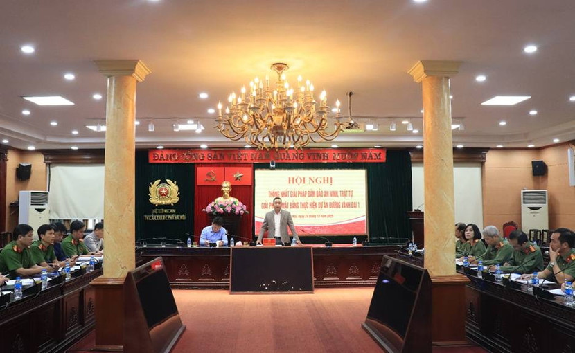 Triển khai các giải pháp bảo đảm an ninh trật tự, phục vụ giải phóng mặt bằng Dự án đường Vành đai 1 ảnh 1