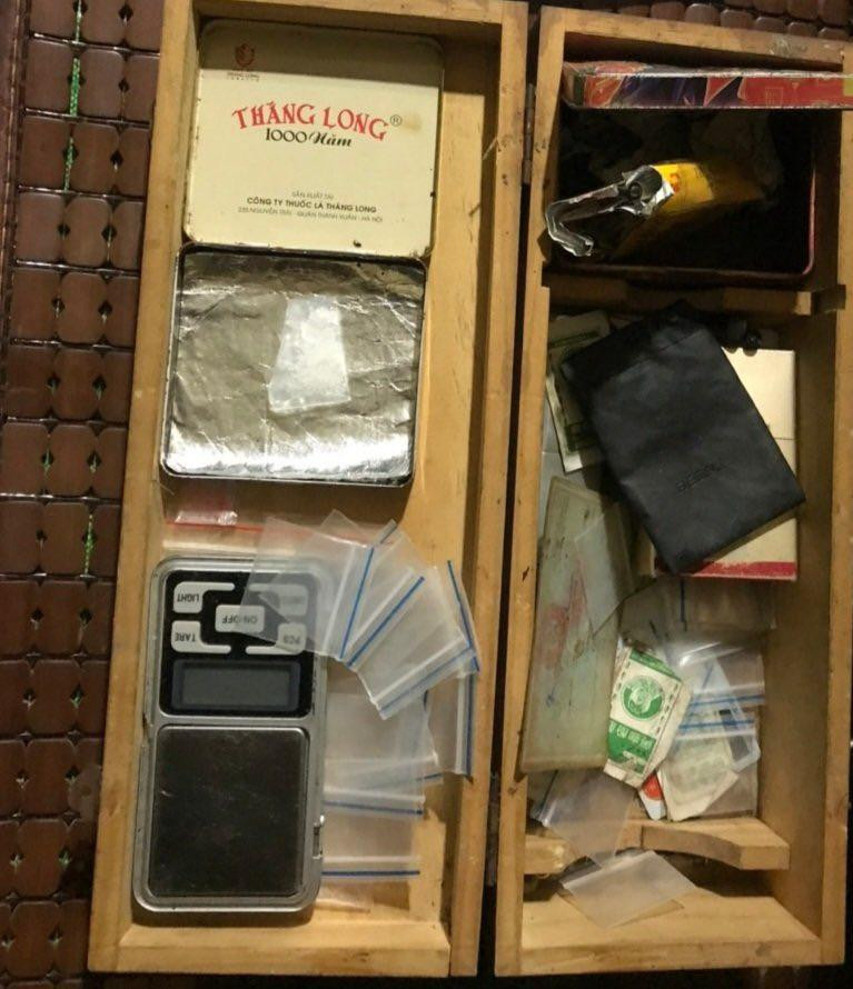 Các tang vật bị thu giữ