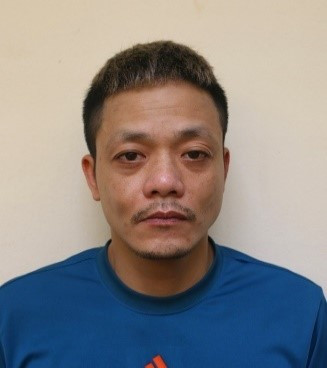 Đối tượng Thái Như Hùng bị bắt giữ