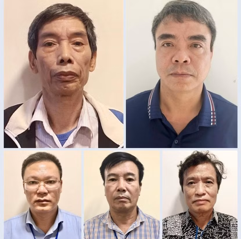 Các bị can trong vụ án