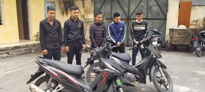 Các đối tượng bị bắt giữ